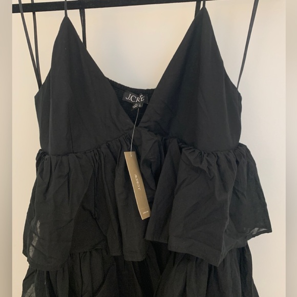 NWT JCrew Ruffle-Tier Mini Dress in Cotton Voile - Picture 4 of 5